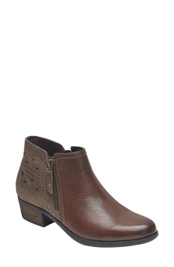 Women's Rockport Cobb Hill Oliana Bootie .5 M - Brown
