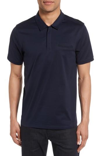Men's Calibrate Cotton Polo - Blue