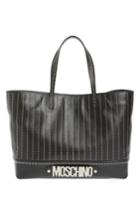 Moschino Studded Leather Tote - White