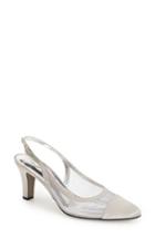 Women's David Tate 'vegas' Slingback (women) W - Metallic