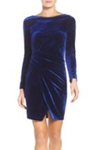 Women's Fraiche By J Velvet Body-con Dress - Blue
