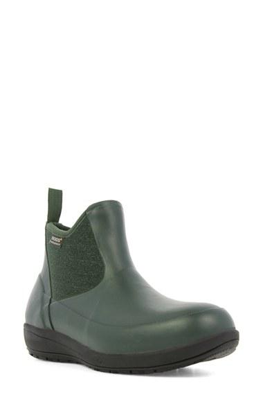 Women's Bogs 'cami' Waterproof Short Boot M - Green