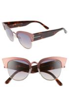 Women's Tom Ford Alexandra 51mm Sunglasses - Pink/ Gradient Smoke