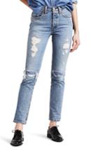 Women's Levi's 501 Distressed Skinny Jeans X 28 - Blue