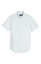 Men's Vineyard Vines Cape Codder Slim Tucker Sport Shirt, Size - White
