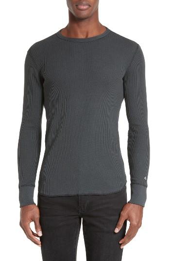Men's Rag & Bone Standard Issue Long Sleeve Thermal T-shirt - Black