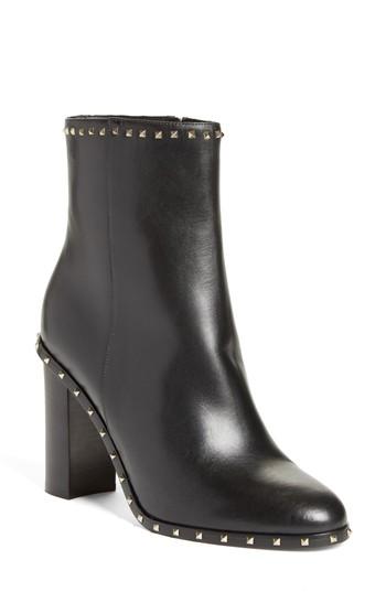 Women's Valentino Garavani Soul Rockstud Bootie Us / 40eu - Black