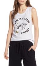 Women's Treasure & Bond Track & Field Tank, Size - White