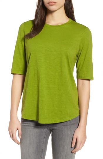 Women's Eileen Fisher Crewneck Tee - Green