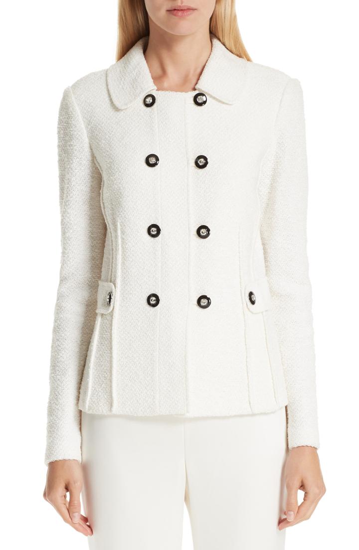 Women's St. John Collection Belle Du Jour Knit Jacket - Beige
