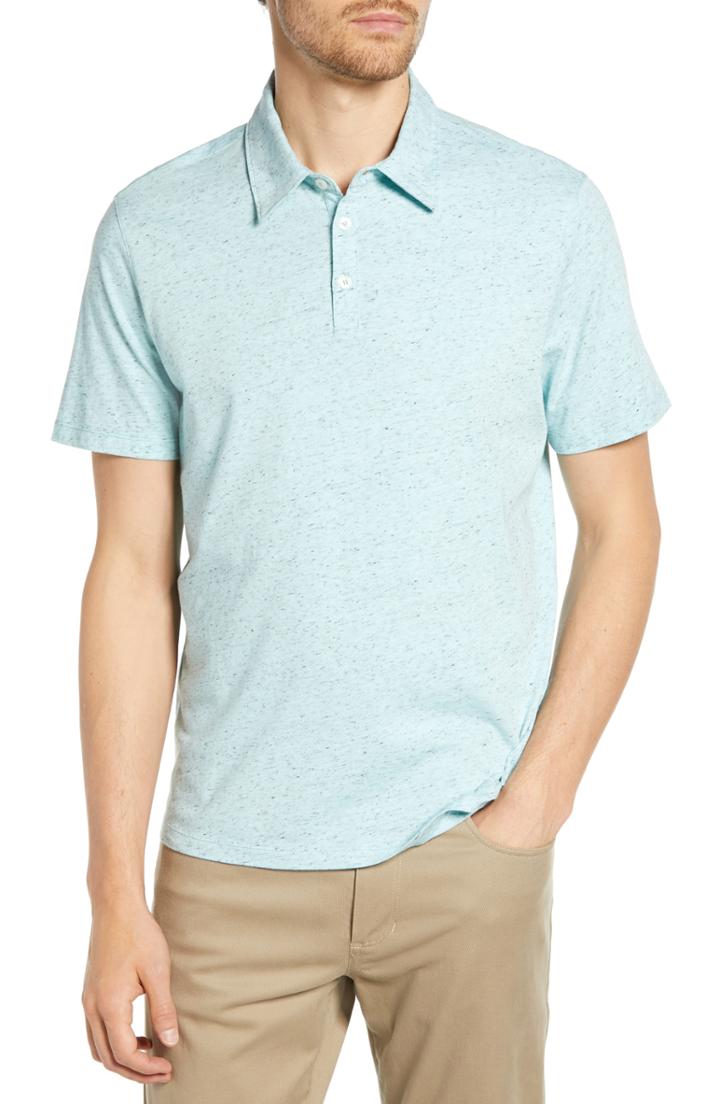 Men's Zachary Prell Cadler Fit Polo Shirt, Size Large - Blue