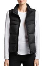Women's James Perse Quilted Down Vest - Black