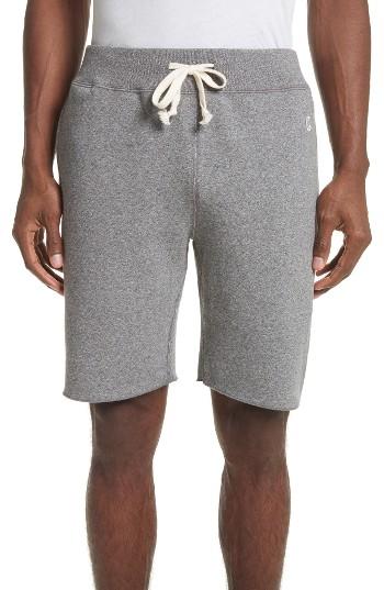 Men's Todd Snyder Drawstring Sweat Shorts - Grey