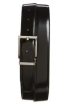 Men's Salvatore Ferragamo Reversible Leather Belt - Black/ Cuoio
