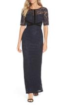 Women's Adrianna Papell Lace Gown - Blue
