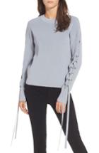 Women's J.o.a. Lace-up Sleeve Sweater