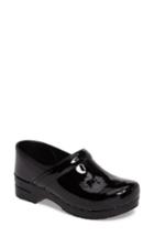 Women's Dansko 'professional' Clog .5-7us / 37eu W - Black
