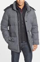 Men's Vince Camuto 680-down Fill Quilted Hooded Parka - Grey