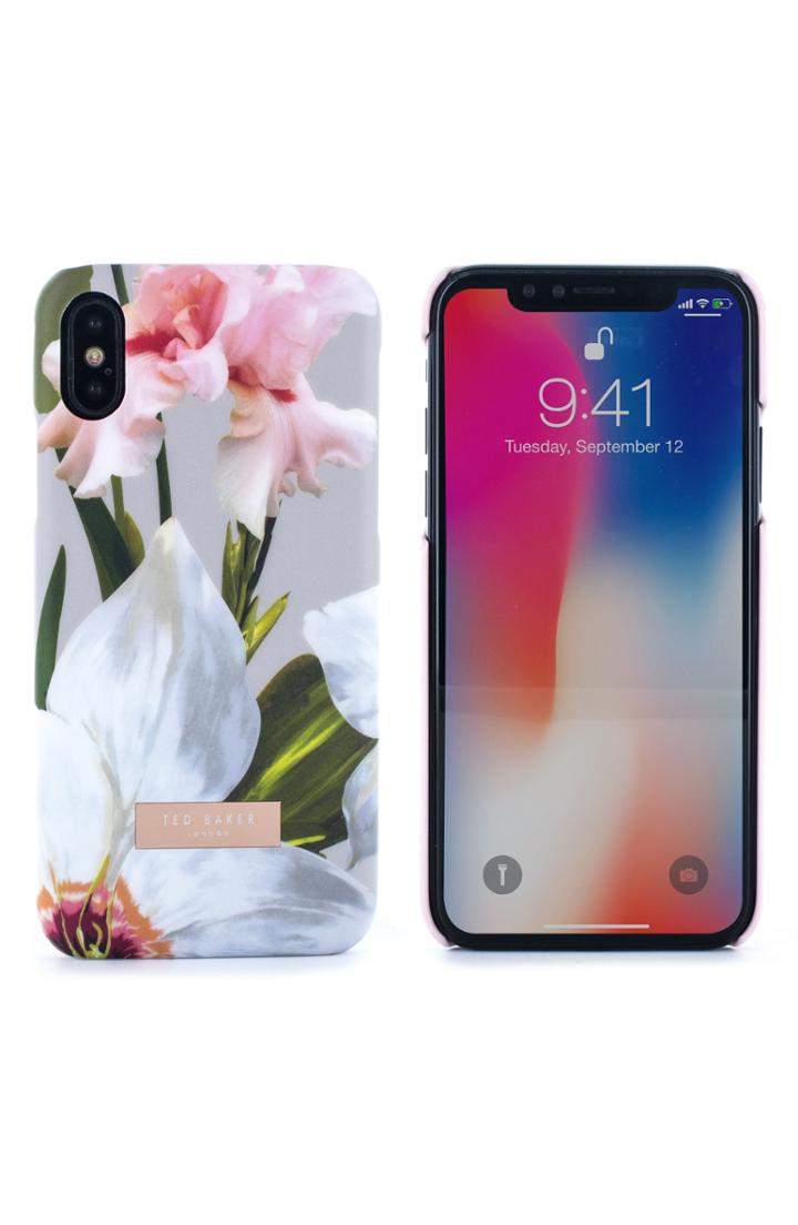 Ted Baker London Sid Chatsworth Bloom Iphone X & Xs Case - Grey