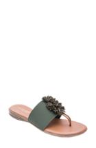 Women's Andre Assous Novalee Sandal M - Green