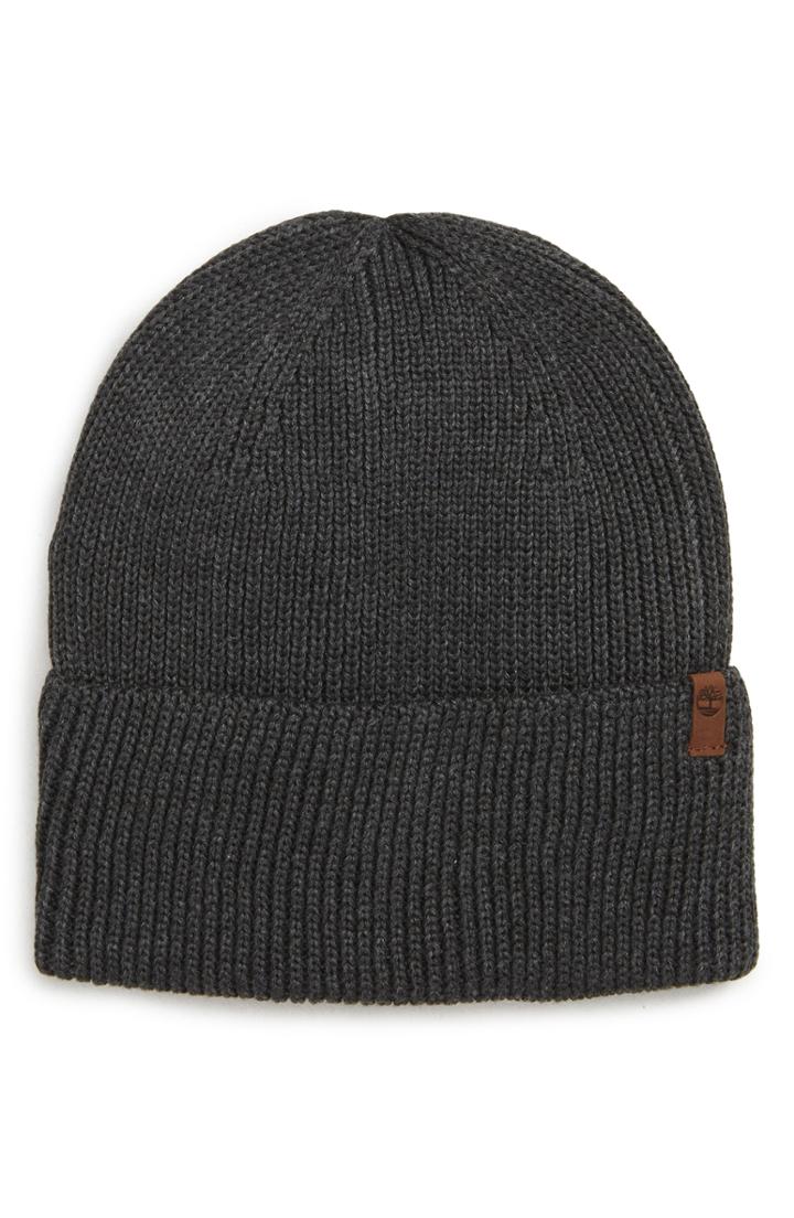 Men's Timberland Watch Cap Beanie - Grey