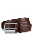 Men's Allen Edmoinds Hara Avenue Leather Belt - Brown