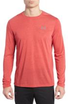 Men's Under Armour Threadborne Long Sleeve Training T-shirt - Red