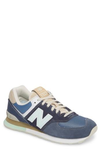 Men's New Balance 574 Retro Surf Sneaker .5 D - Blue