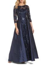 Women's Adrianna Papell Sequin Taffeta Gown - Blue