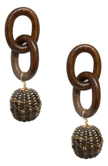 Women's Ettika Wood Statement Earrings