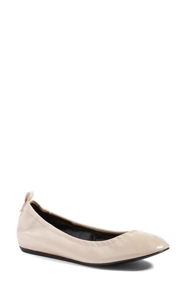 Women's Lanvin Smooth Leather Ballet Flat Us / 35.5eu - Grey