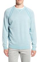 Men's Tommy Bahama Sun Up Sun Down Flip Crewneck Sweater, Size - Green