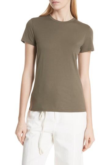 Women's Vince Essential Pima Cotton Tee - Green