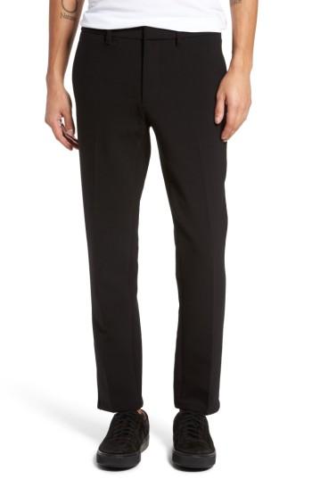 Men's Vince Zip Hem Slim Fit Trousers - Black