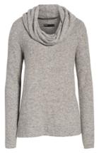 Petite Women's Gibson Convertible Neckline Cozy Fleece Tunic, Size P - Grey