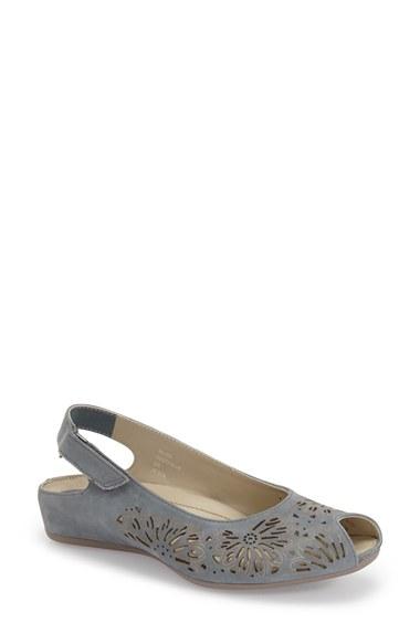 Women's Earthies 'milos' Slingback Wedge M - Brown