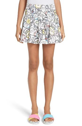Women's Mira Mikati Monster Print Miniskirt