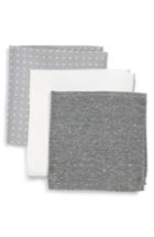 Men's The Tie Bar 3-pack Pocket Squares, Size - Grey