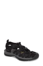 Women's Keen 'whisper' Water Friendly Sport Sandal M - Black