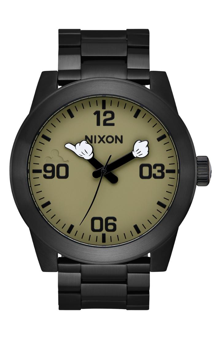 Men's Nixon X Disney Corporal Mickey Arms Bracelet Watch, 48mm