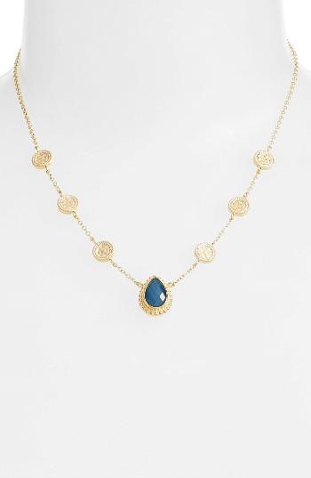 Women's Anna Beck Blue Quartz Reversible Collar Necklace