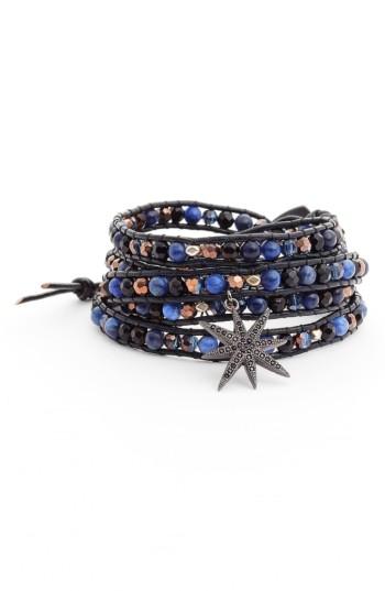 Women's Nakamol Design Crystal Charm Wrap Bracelet