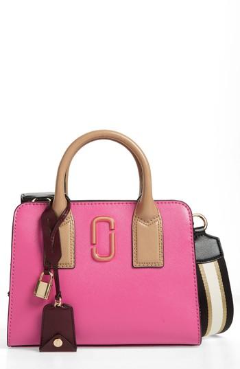 Marc Jacobs Little Big Shot Leather Tote - Coral