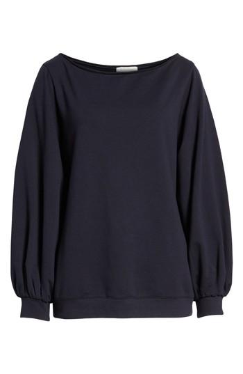 Women's Treasure & Bond Puff Sleeve Off The Shoulder Top - Blue