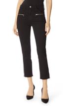Women's J Brand Moto Ruby High Waist Crop Cigarette Jeans - Black