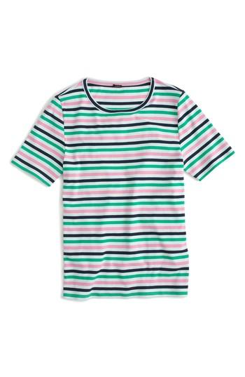 Women's J.crew New Perfect Fit T-shirt, Size - Blue/green