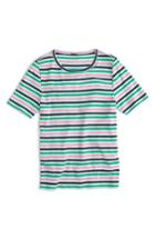 Women's J.crew New Perfect Fit T-shirt, Size - Blue/green