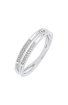Women's Carriere Split Row Diamond Stackable Ring (nordstrom Exclusive)