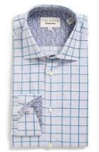 Men's Ted Baker London 'redsing' Trim Fit Check Dress Shirt