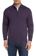 Men's Cutter & Buck Douglas Quarter Zip Wool Blend Sweater